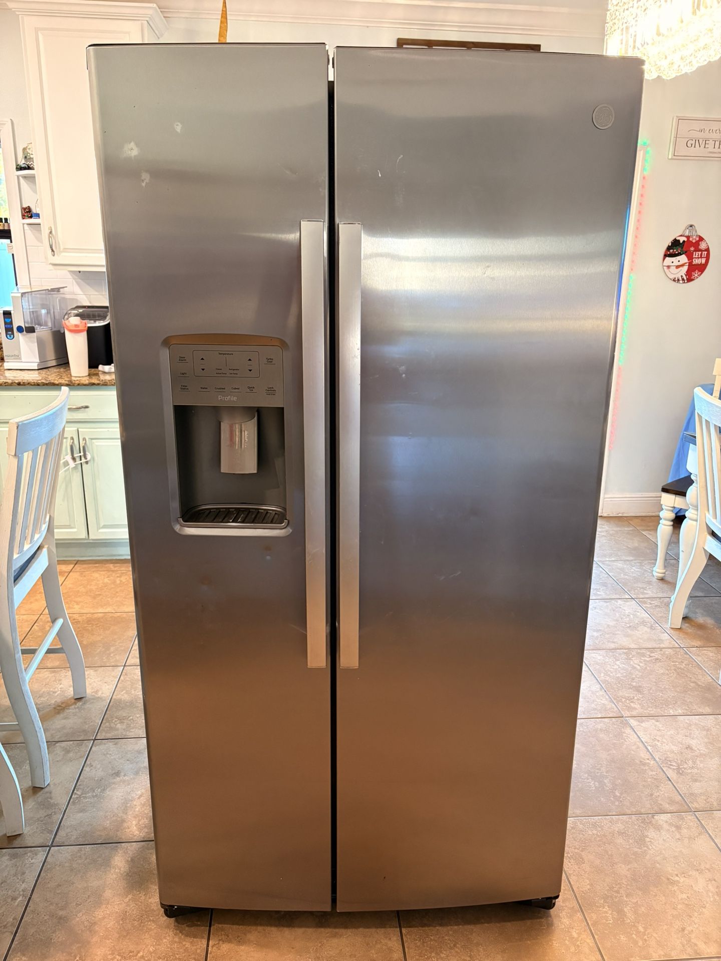 GE Profile Side-by-Side Refrigerator – Works Great