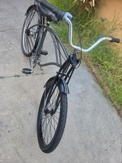 Beach cruiser bike selectable speed options bicycle