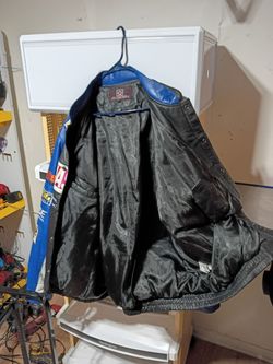 Leather official officials NASCAR jacket