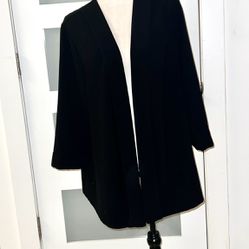 Emma black cardigan size 1X
