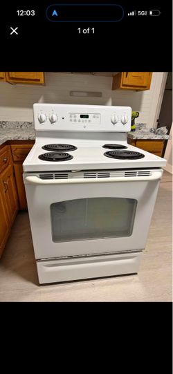 White stove