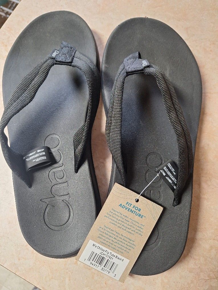 NEW WITH TAG mens Size 8 CHACO CHILLOS flip Flops 