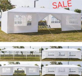 Canopy Party Tent 10x30 White Gazebo Wedding Parties Tent Canopy With Sides -(FOR SALE) Carpa