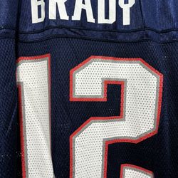 New England Patriots, NFL football jersey Brady, men’s size 2XL