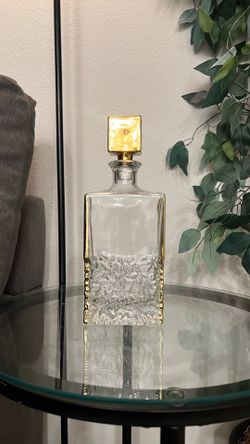 Barski Crystal Whiskey Decanter
