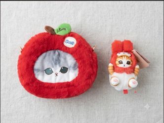 Mofusand hand bag & plush keychain