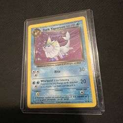 Pokemon Cards Legendary Collection Dark Vaporeon