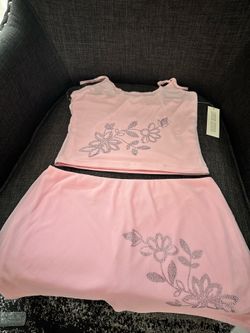 Pink Skirt Set