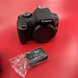 Canon EOS Rebel T7 24.2MP Digital SLR Camera w/ Battery & lens