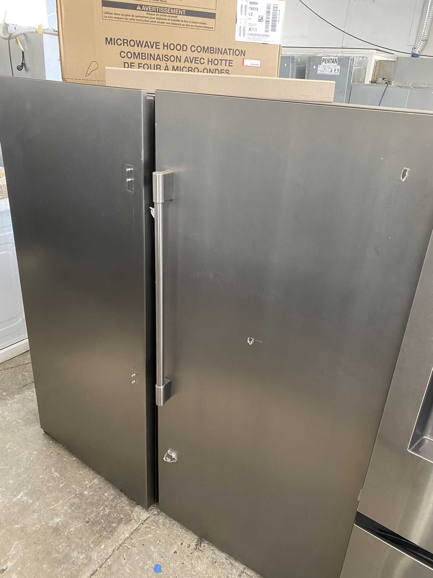 66” Inch Frigidaire Professional Column Fridge And Freezer