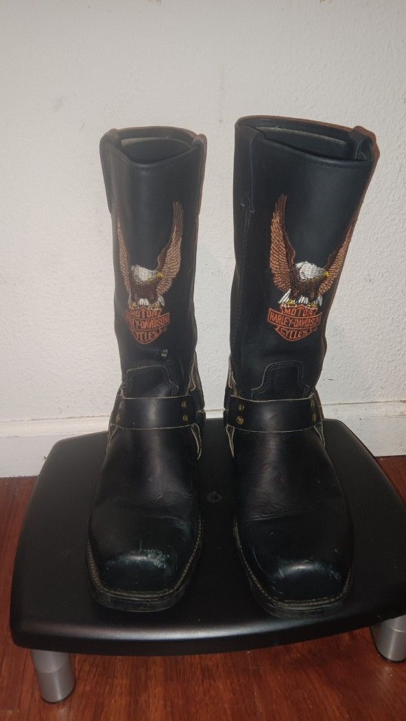 Screaming Eagle Harley Davidson Motorcycle ๐๏ธ Boots ๐ฅพ