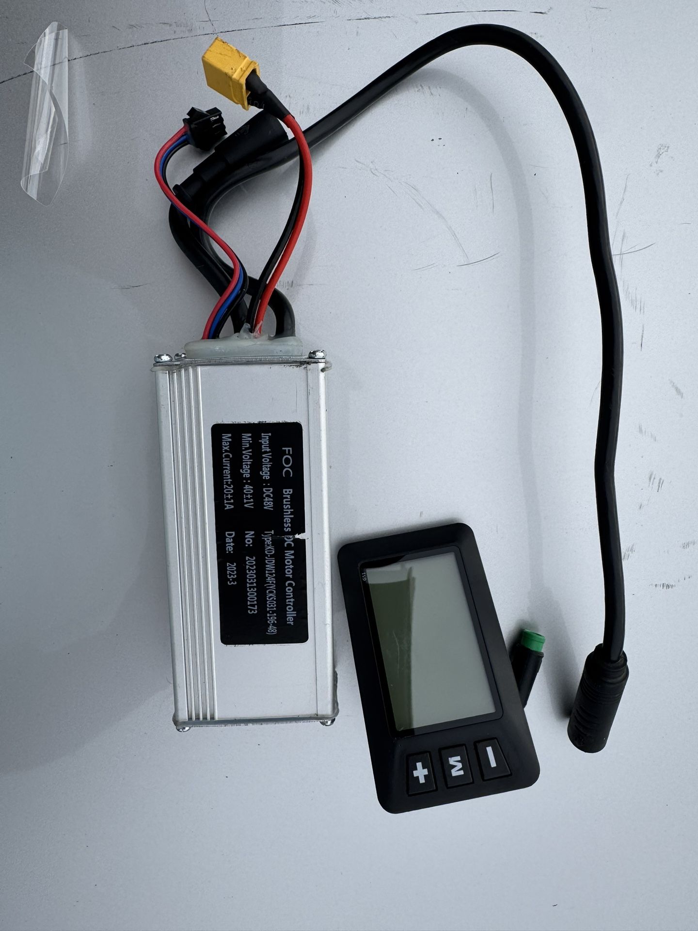 Bike Head Control Electronic And Mph Screen