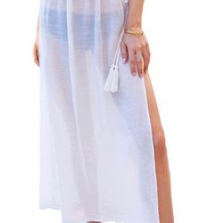 Brandnew Womens Sarong Swimsuit Cover Up Long Beach Wrap -Medium/Large