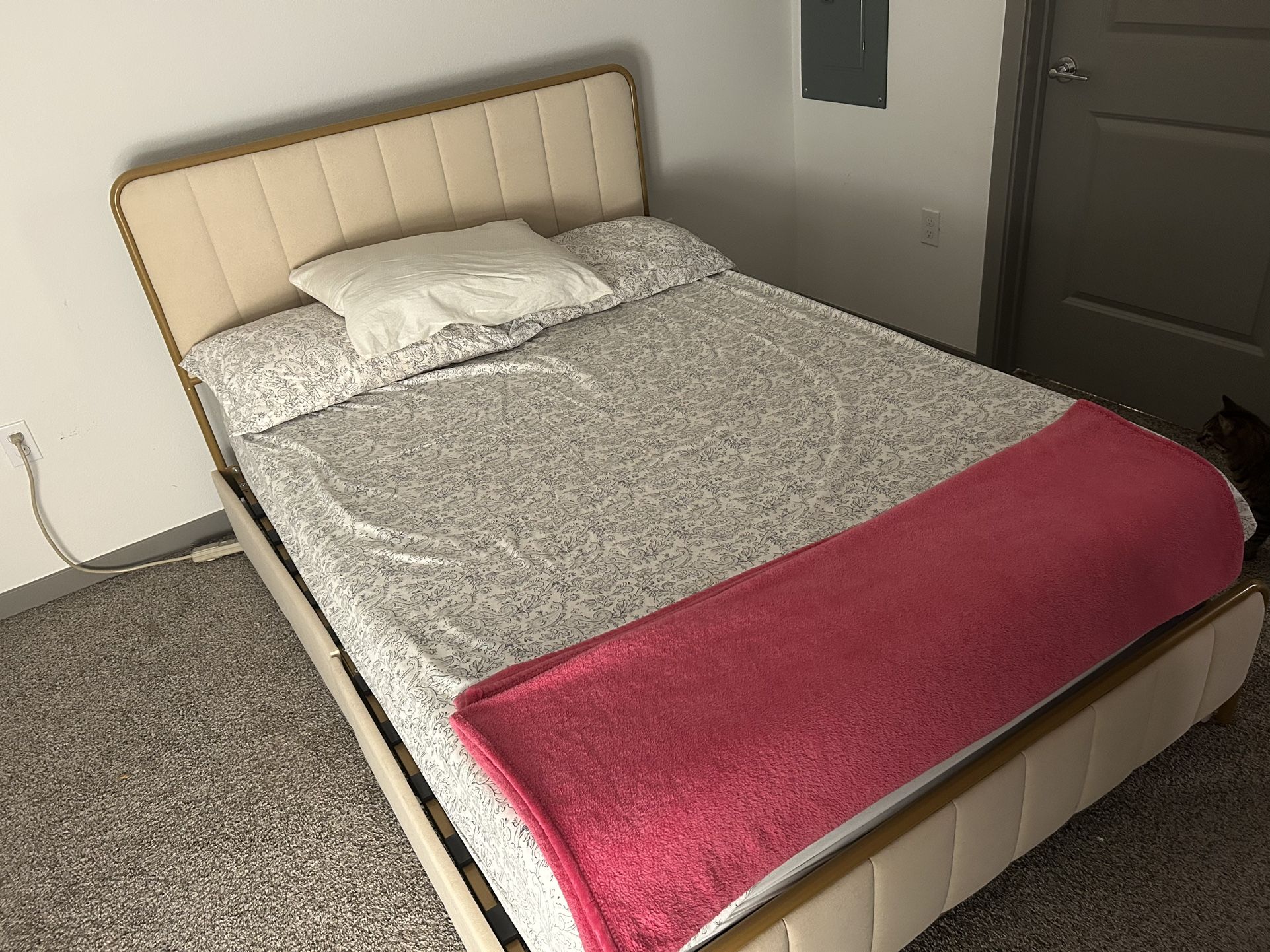 Vintage Bed Frame + Mattress MUST GO