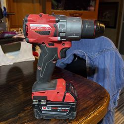 Milwaukee Drill And 5.0 Battery