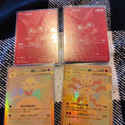 Mega Lucario EX Mega Gardevoir EX  x2 Victinis