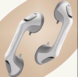 ALBECARE 2 PACK 11 INCH GRAB BARS FOR SHOWERS AND BATHTUBS