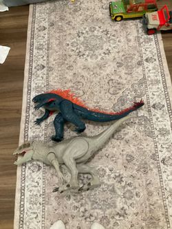 Godzilla and dinosaur