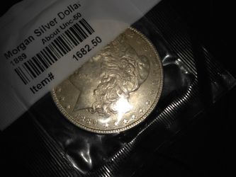 1889 Morgan silver Dollar uncirculated mint condition ms-68