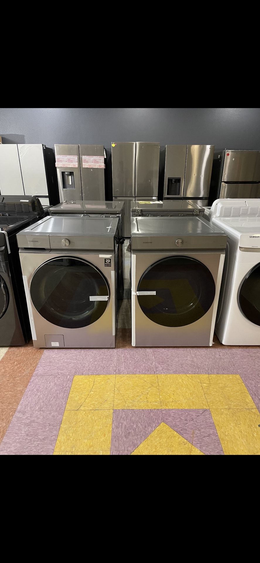 Samsung Bespoke Front Load Washer With Dryer 