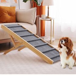Large Dog Pet Ramp Stairs for Bed Couch Car Truck SUV,Dog Pet Ramp for Small Large Dogs Pets to Get on High Bed Truck Couch Sofa