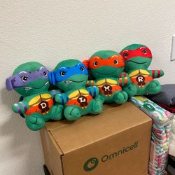 Ninja Turtle Plush Doll Set 