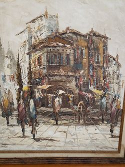 Painting signed