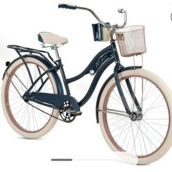 Huffy 26" Nel Lusso Women's Beach Cruiser Bike, Blue


