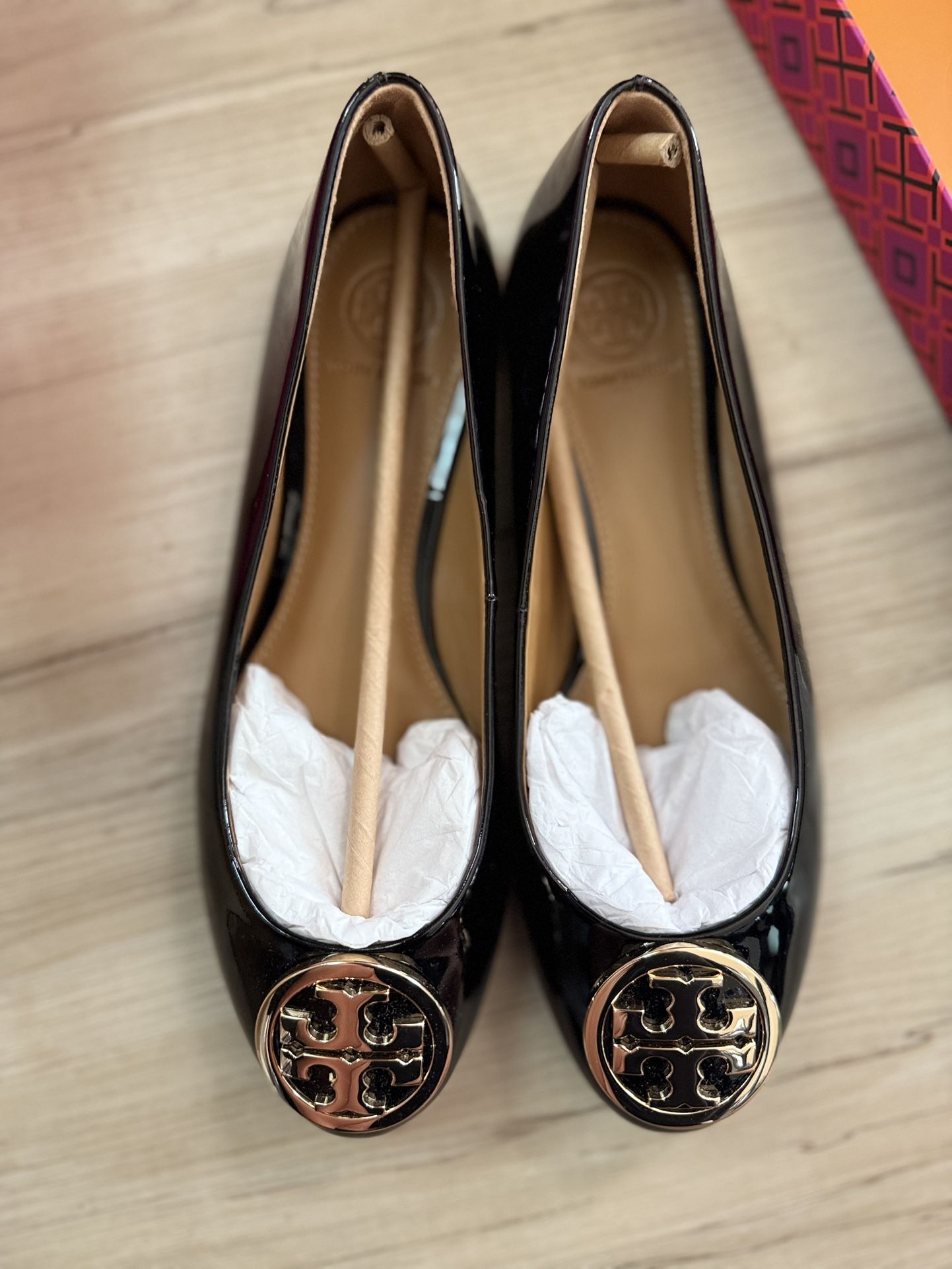 Tory burch ballet flat patent leather