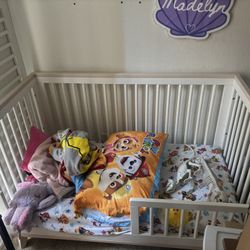 Crib With Toddler Attachment 