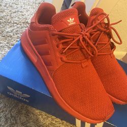 Red Adidas Kids Size 3