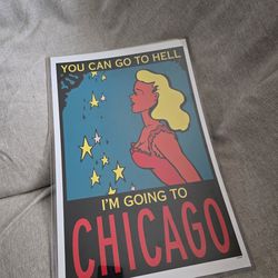 Chicago funny poster print