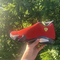 Air Jordan 14 Retro Ferrari Size 7.5 Brand New DS