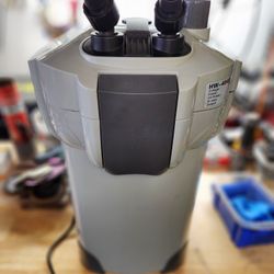 SunSun Canister Filter HW-404B With All New Filter Pads, Carbo, And BIO Balls Ceramics. 