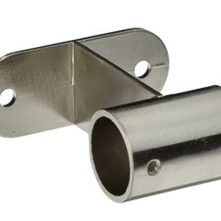 Versailles Home Fashions Duo Indoor/Outdoor Stainless Steel Tension Rod, Brushed Nickel, 66 x 120
