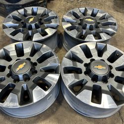 WE INSTALL 4x GENUINE 20" Chevrolet LT LTZ Rims Wheels 2500 3500 2011-25 Silverado 2500HD