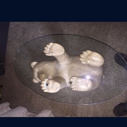 Vintage Polar Bear Table Coffee Table