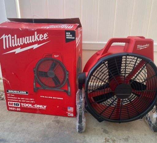 Milwaukee M18 Brushless Cordless Hybrid 18in Variable Speed Fan TOOL ONLY