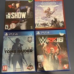 PlayStation 4 Games Bundle (All 4 games for $15)