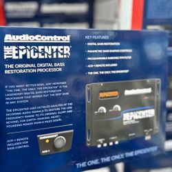 AudioControl EPICENTER Digital Bass Restoration Control Processor, Car Audio Bass Booster Enhancer with Wired Remote Control (Black)
