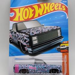 Hot Wheels '83 Chevy Silverado Black Widow Truck 