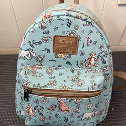 Winnie the Pooh Sketch Daisies Loungefly Backpack