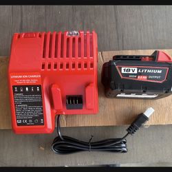 Milwaukee M18 Charger With Battery