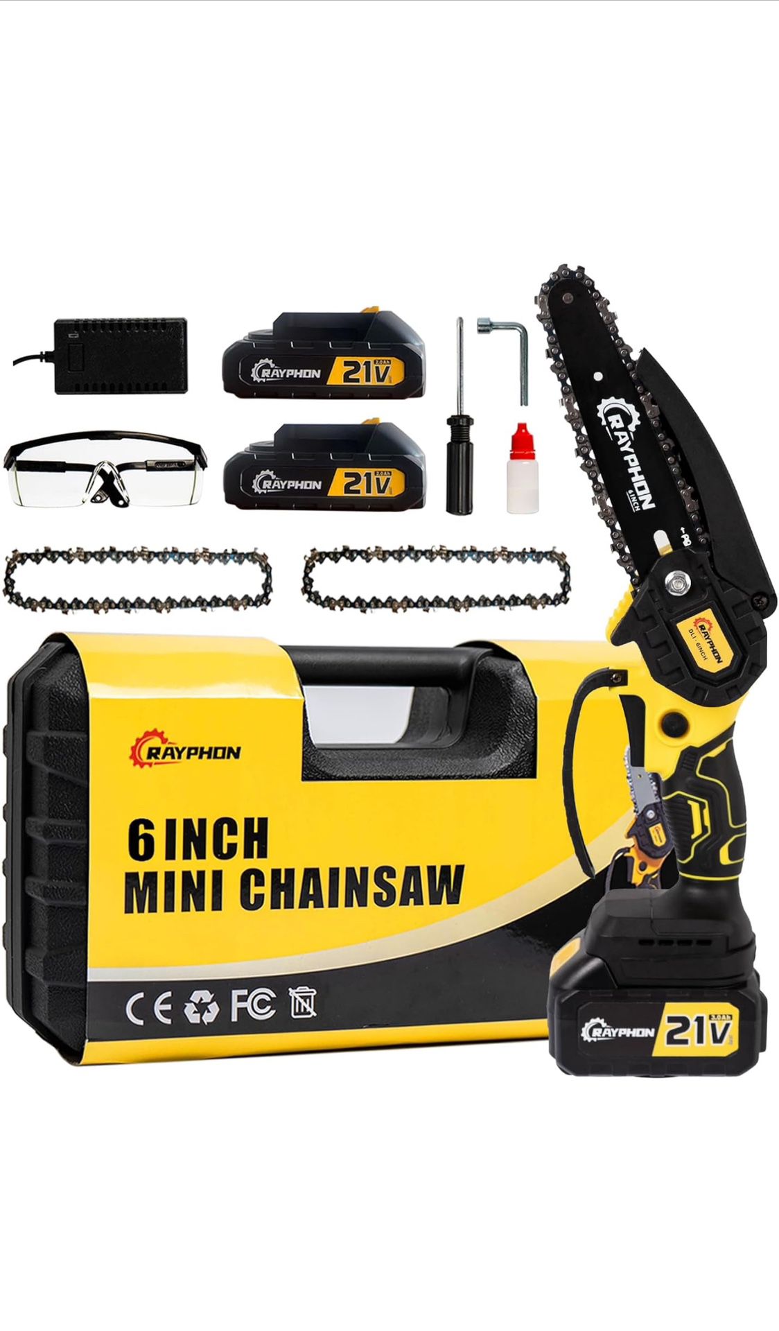 Mini Chainsaw 6-inch