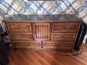 4-Piece Rustic Wood Bedroom Set – Dresser, Desk, Nightstand & Twin Headboard