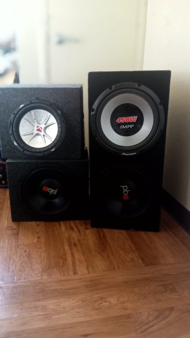 Two 12s" And Two 10s" For Sell 