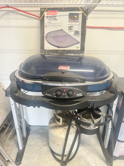 Coleman RoadTrip Portable Propane Gas Grill + New Grill Plate