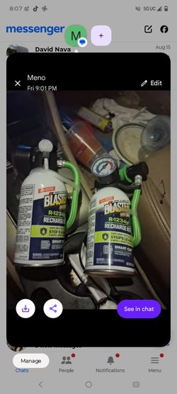 Blaster 8 oz. YF Refrigerant Kit with Stop Leak