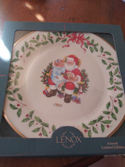 Lenox 1997 Annual Limited Edition Christmas Plate