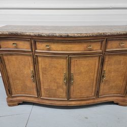Marble Topped Thomasville Buffet 